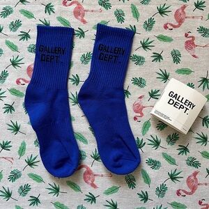 Clean Socks In Blue By Gallery Dept